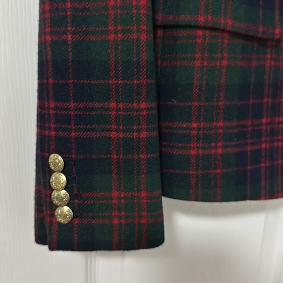 J Crew Factory flannel pattern blazer - NWOT - Picture 3 of 6